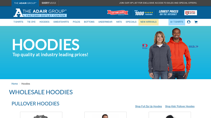 Wholesale Hoodies in Bulk