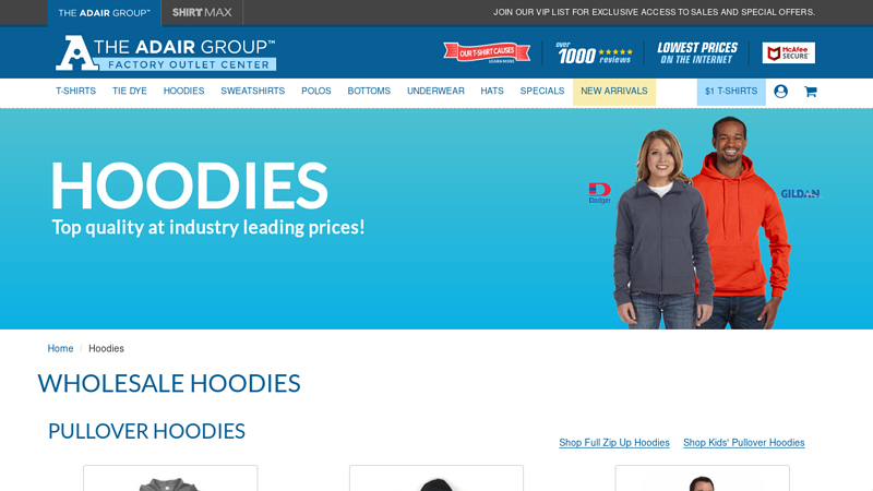 Wholesale Hoodies in Bulk