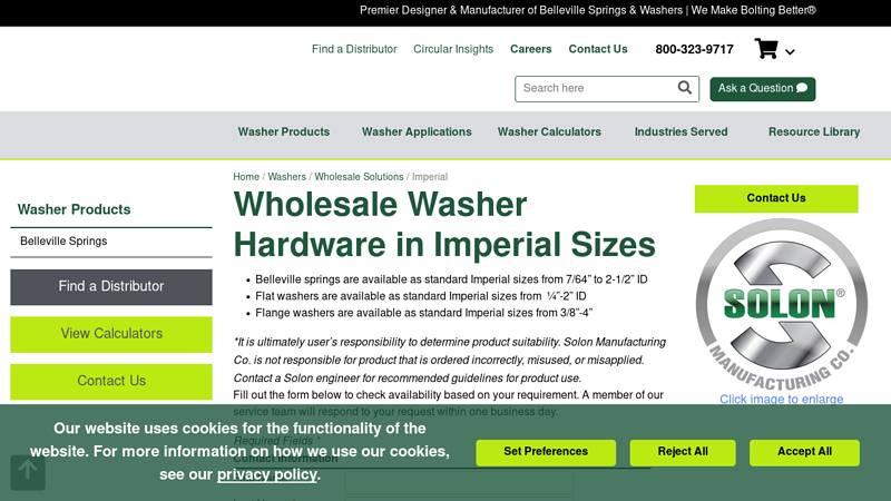 Wholesale Imperial Washers