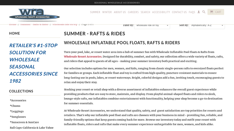 Wholesale Inflatable Pool Floats, Rafts & Riders