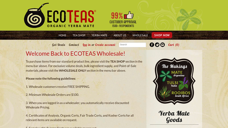 Wholesale Information