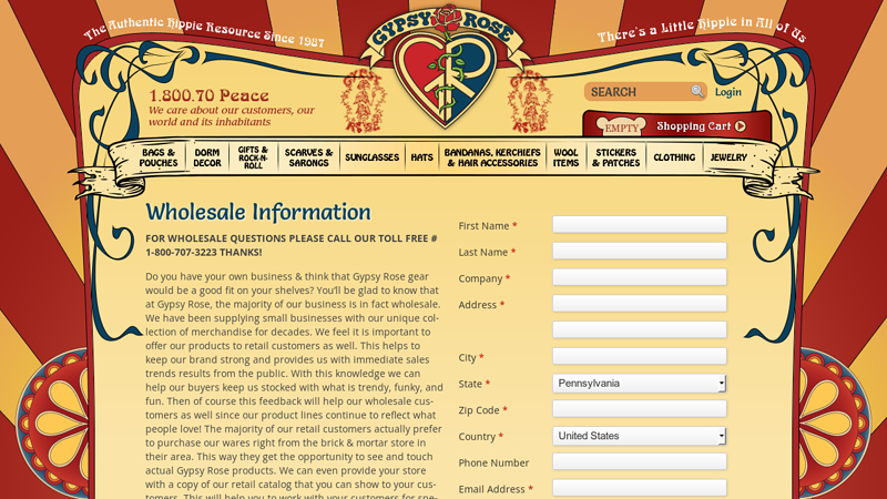 Wholesale Information