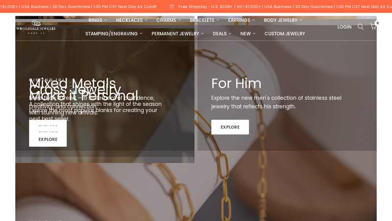 Wholesale Jewelry Website