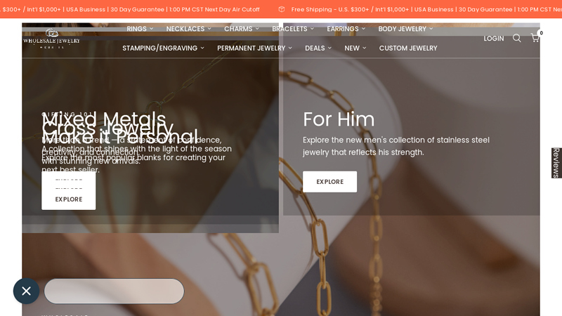 Wholesale Jewelry Website