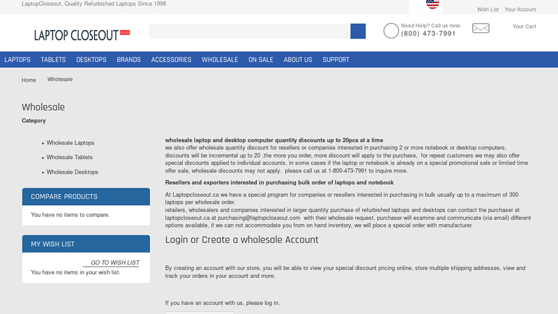 Wholesale Laptops, Tablets and Desktops