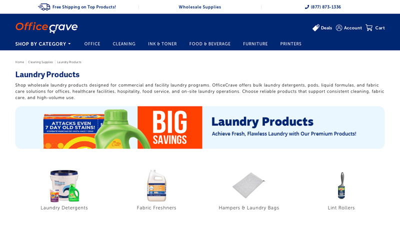 Wholesale Laundry Products