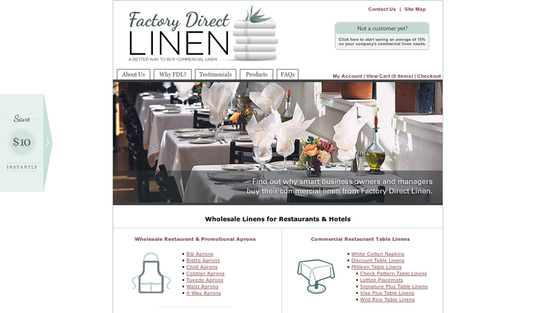 Wholesale Linens