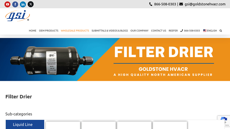Wholesale Liquid Line Filter Drier