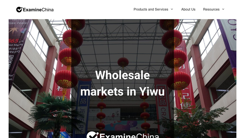 Wholesale markets in Yiwu