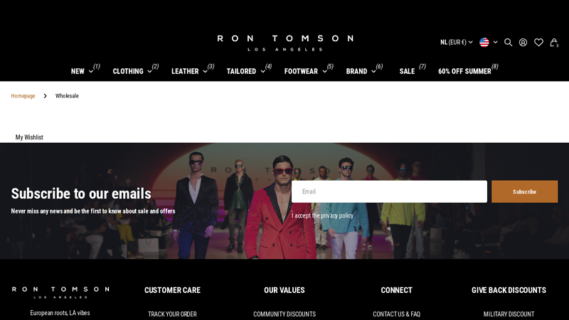 Wholesale Men's Clothing Distributors