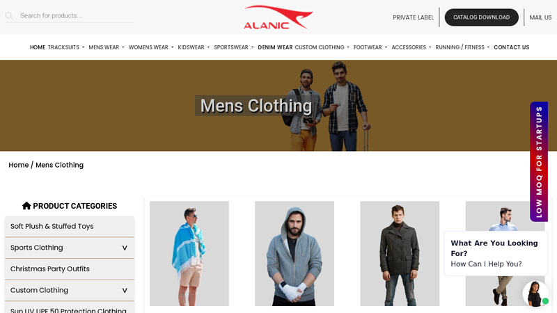 Wholesale Mens Fashion Clothing Manufacturer & Supplier