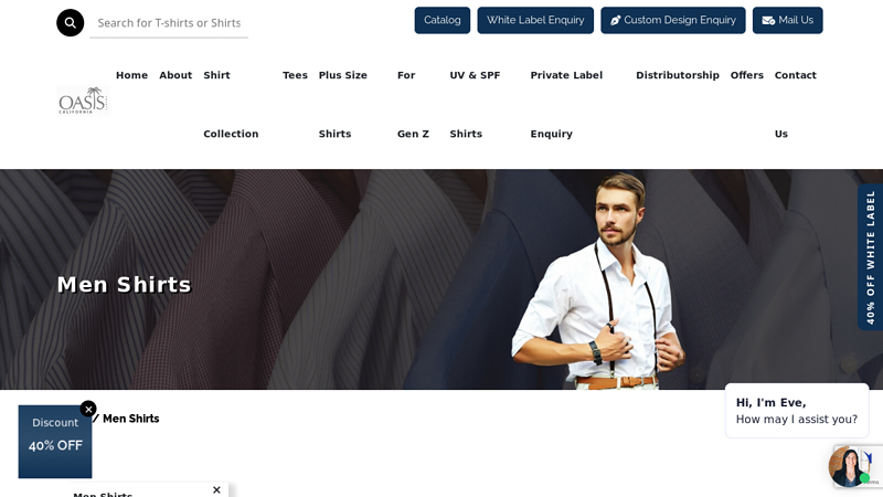Wholesale Men's Shirts & Apparel Vendor