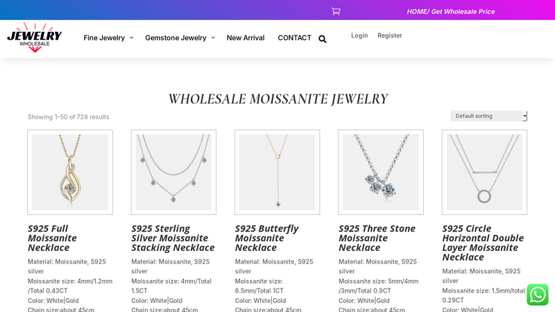Wholesale Moissanite Jewelry Supplier