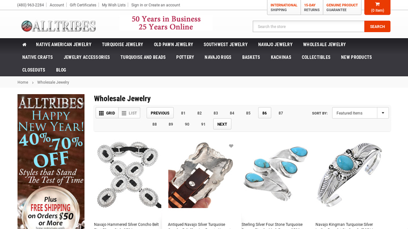 Wholesale Native American Indian Jewelry