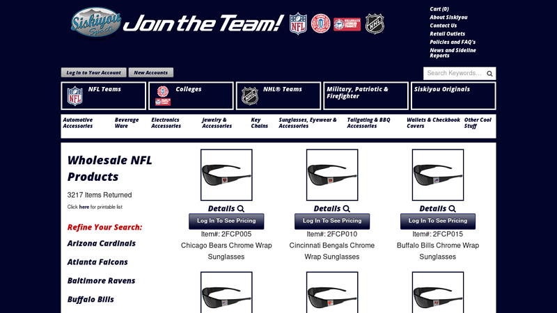 Wholesale NFL Products