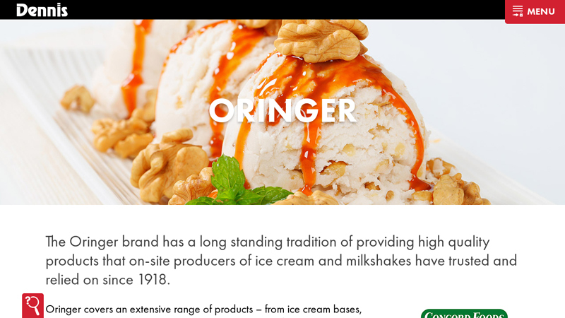 Wholesale Oringer Ice Cream Toppings