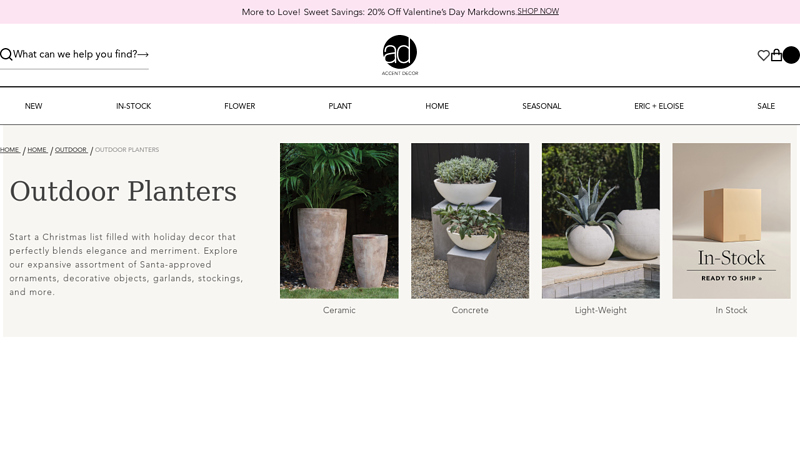 Wholesale Outdoor Planters