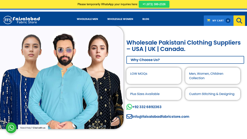 Wholesale Pakistani Clothing Suppliers - USA