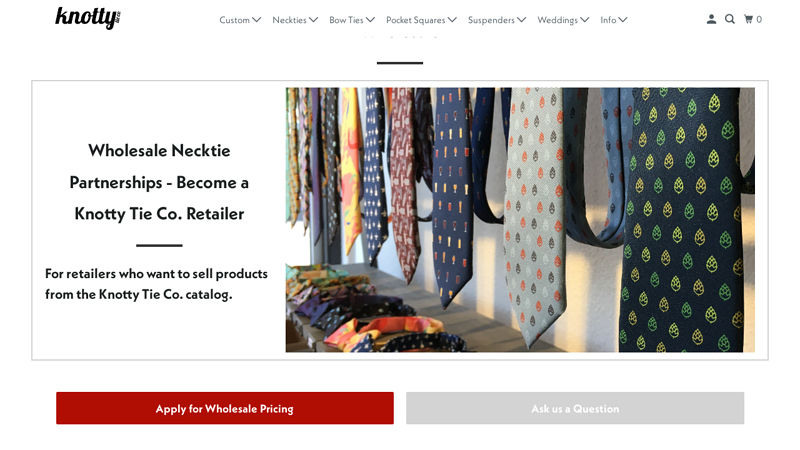 Wholesale Partnerships for Necktie Retailers
