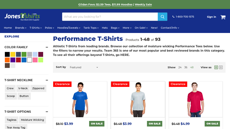 Wholesale Performance Apparel Moisture Wicking T