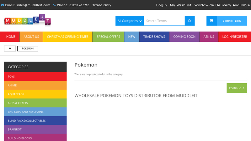 Wholesale Pokemon Distributor