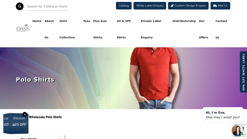 Wholesale Polo Shirts & Apparel Vendor