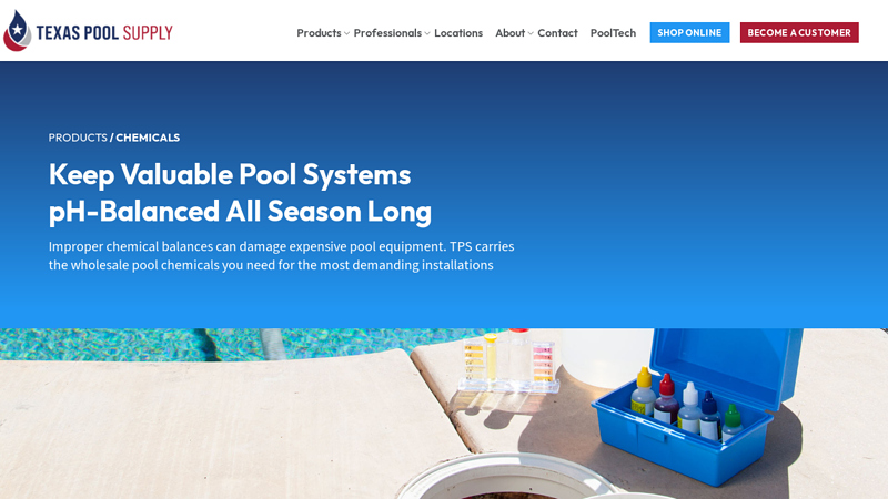 Wholesale Pool Chemicals & Sanitizers