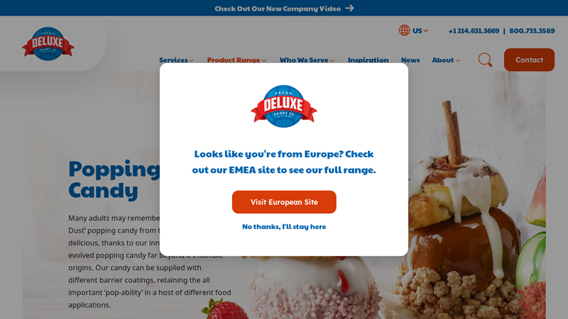 Wholesale Popping Candy - Pecan Deluxe