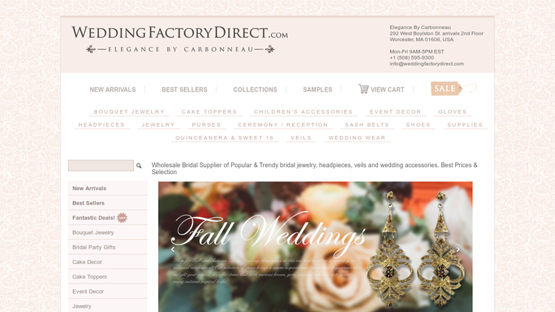 Wholesale Popular Wedding Bridal Accessories