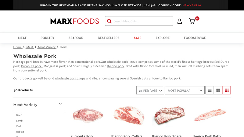 Wholesale Pork