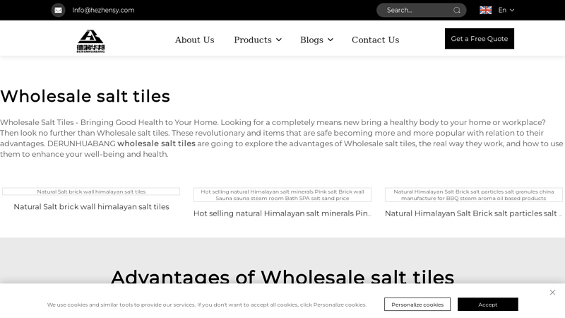 Wholesale salt tiles Manufacturer & Supplier in China