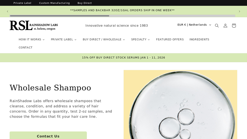 Wholesale Shampoo