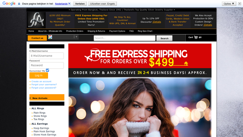 Wholesale Silver Jewelry