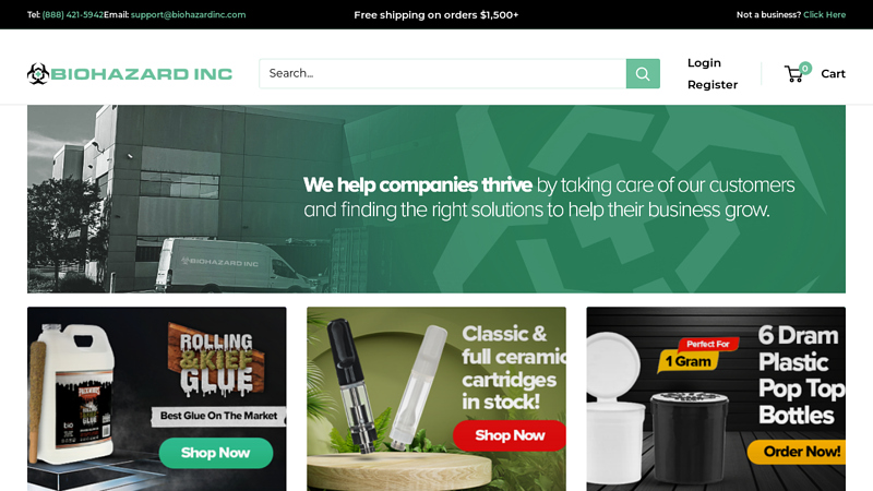 Wholesale Smoke Shop & Dispensary Supplies