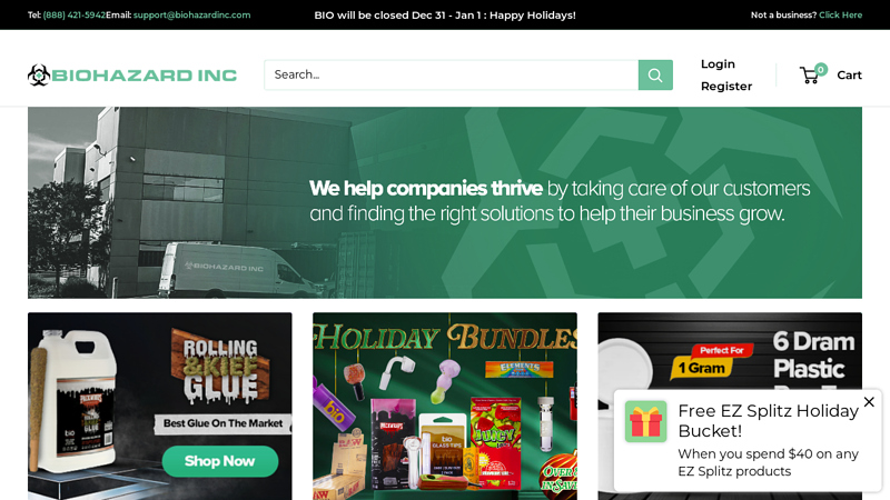 Wholesale Smoke Shop & Dispensary Supplies