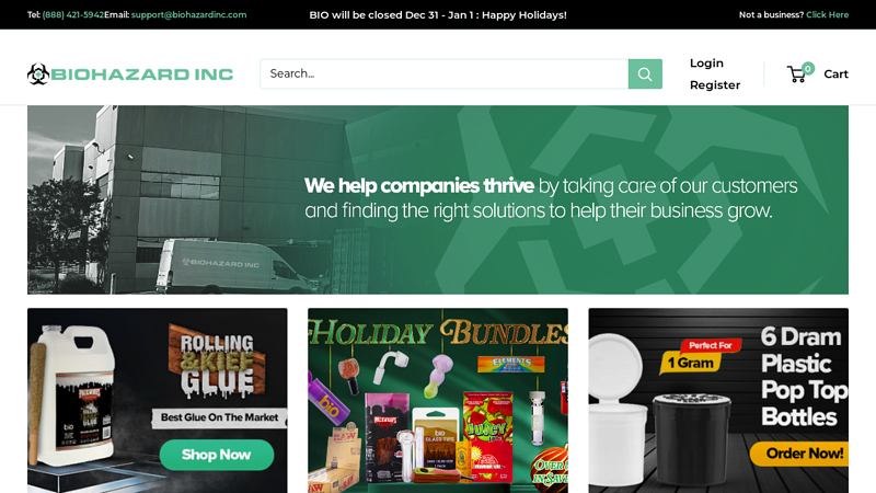 Wholesale Smoke Shop & Dispensary Supplies