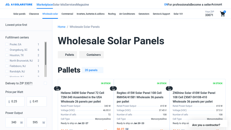 Wholesale Solar Panels