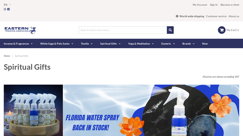 Wholesale Spiritual Supplies & Mindfulness Products