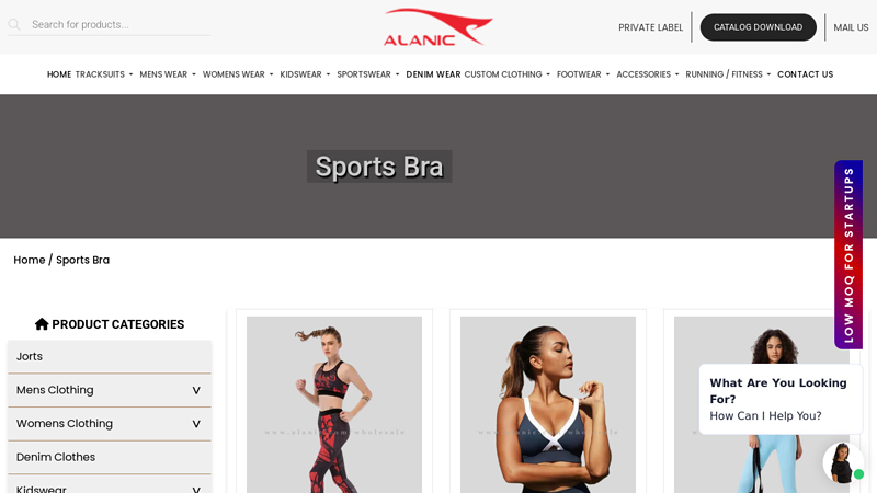 Wholesale Sports Bras Manufacturer & Bulk Supplier