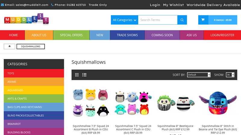Wholesale Squishmallows UK