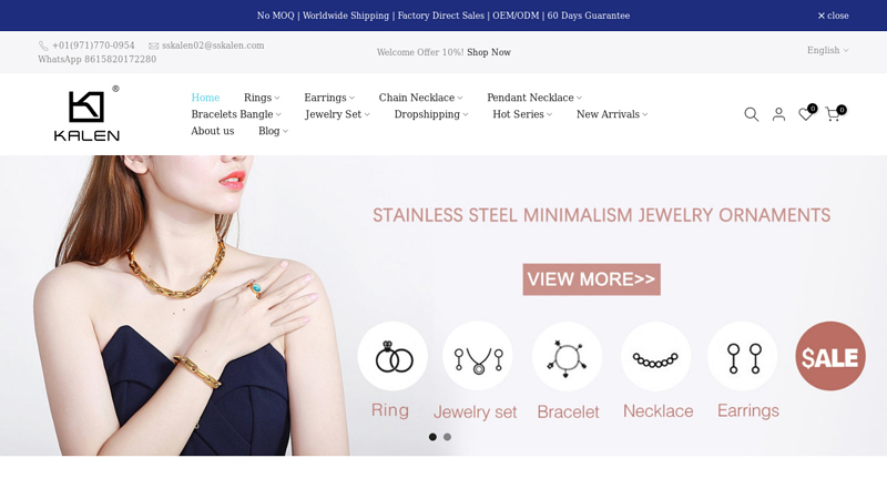 Wholesale Stainless Steel Fashion Jewelry