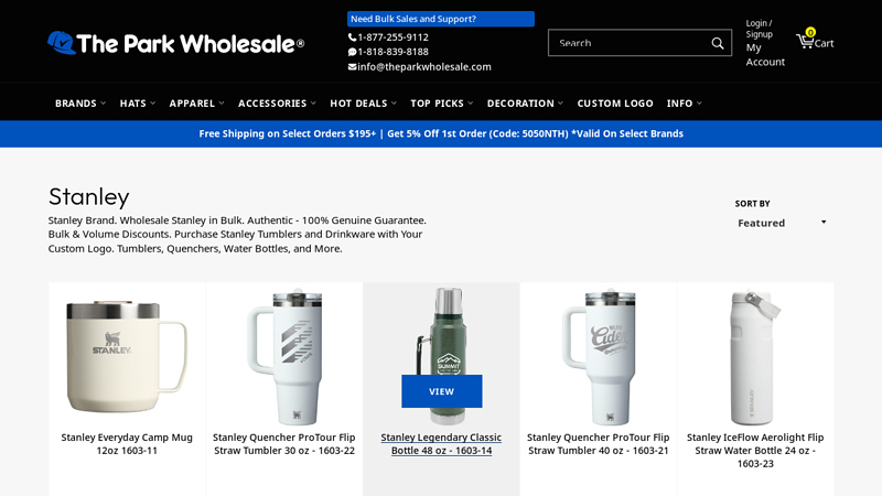 Wholesale Stanley Drinkware Tumblers in Bulk