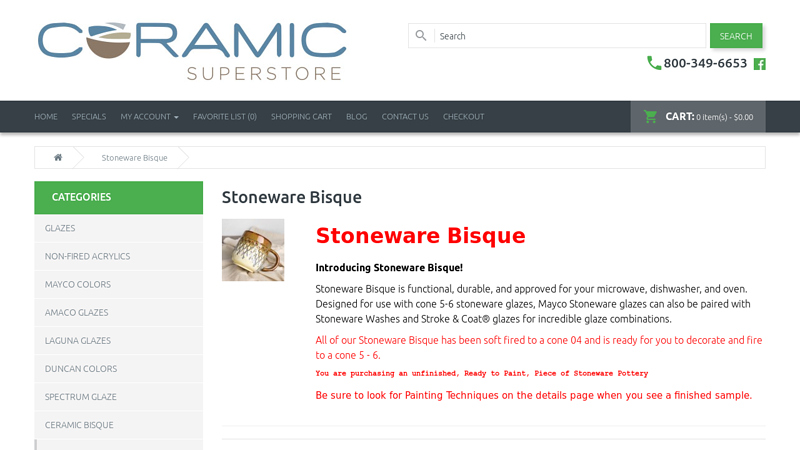 Wholesale Stoneware Bisque Supplier