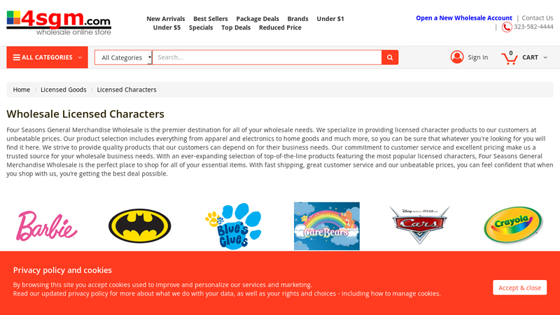 Wholesale Supplier of Brand Name Products