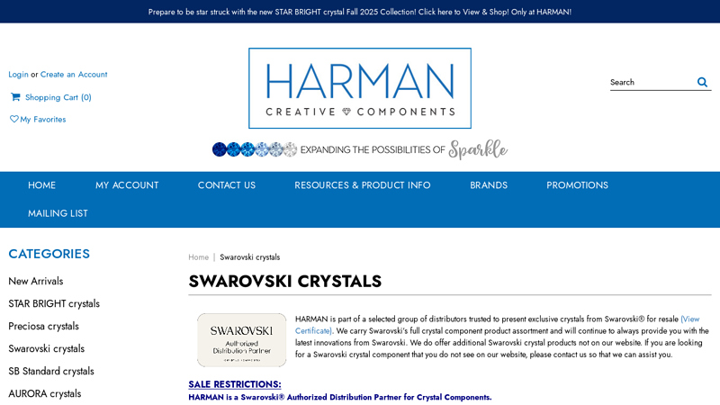 Wholesale Swarovski Crystals and Rhinestones