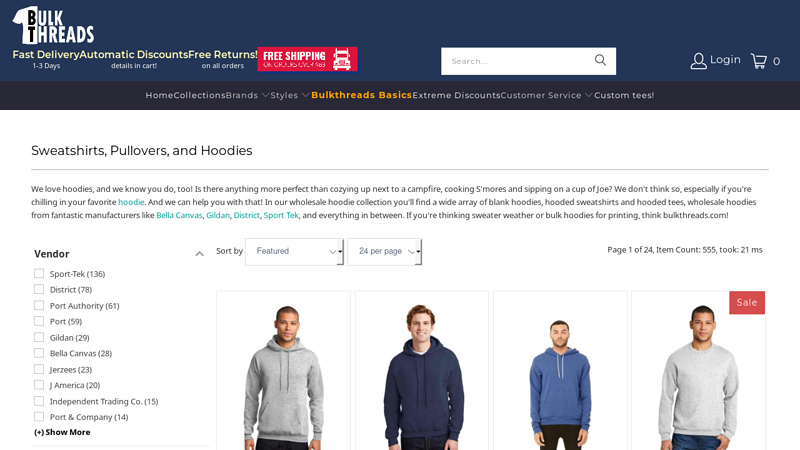 Wholesale Sweatshirts and Hoodies