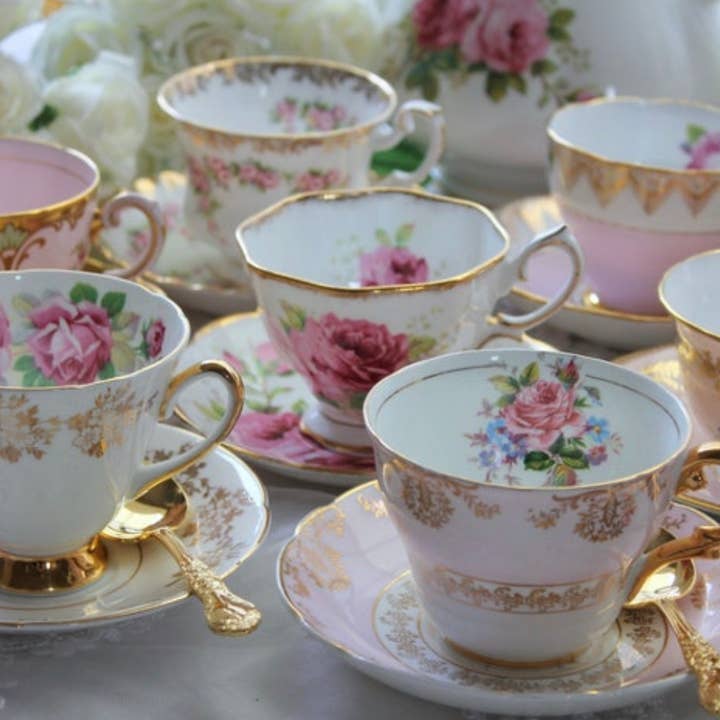 Wholesale tea cup and saucer bulk for your store
