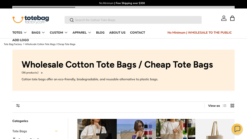Wholesale Tote Bags, Cotton tote bags, Cotton Bags