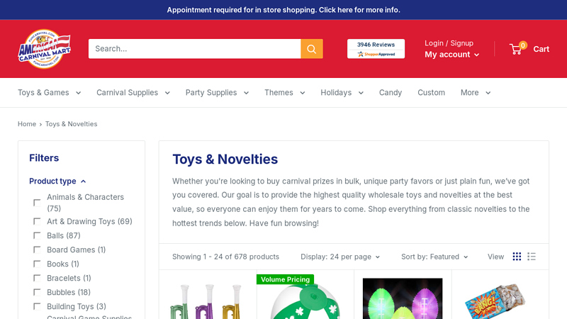 Wholesale Toys and Novelties