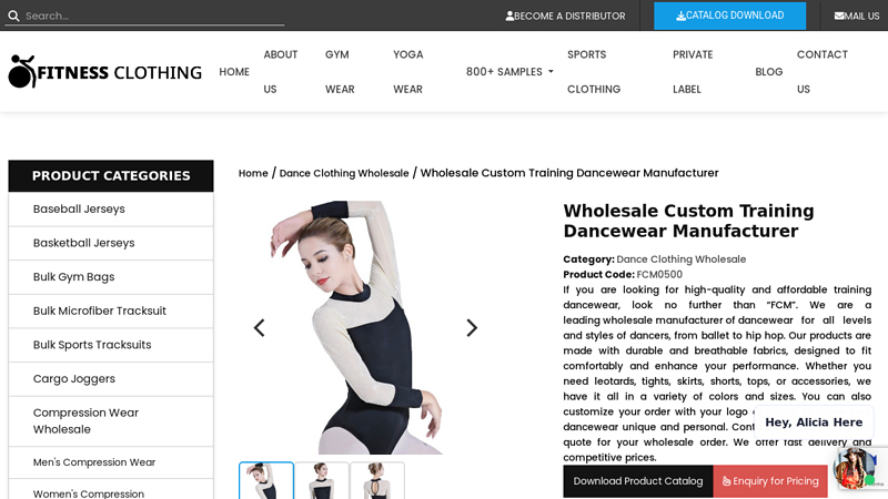 Wholesale Training Dancewear Manufacturer in USA, Canada